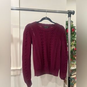Wine red banana republic sweater